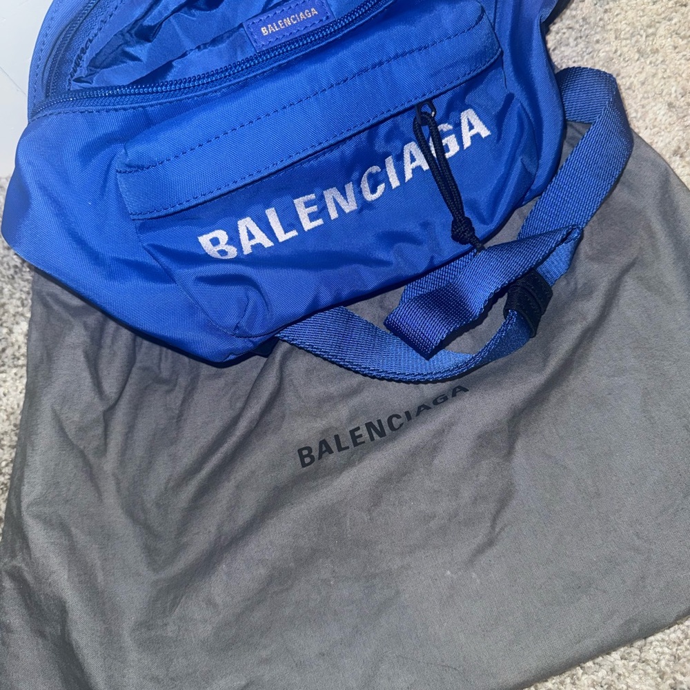 Balenciaga Vibrant Blue Belt Bag